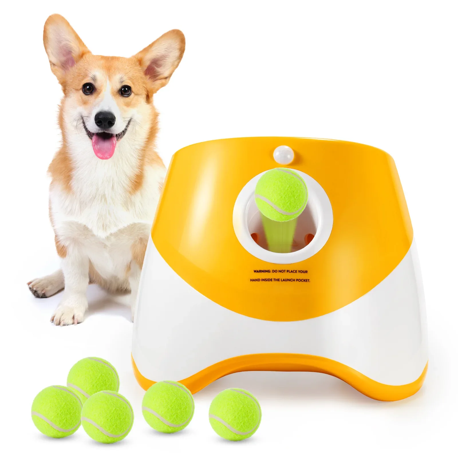 Catapult Launcher Toy - Dog Tennis Launcher Automatic Pet Dogs