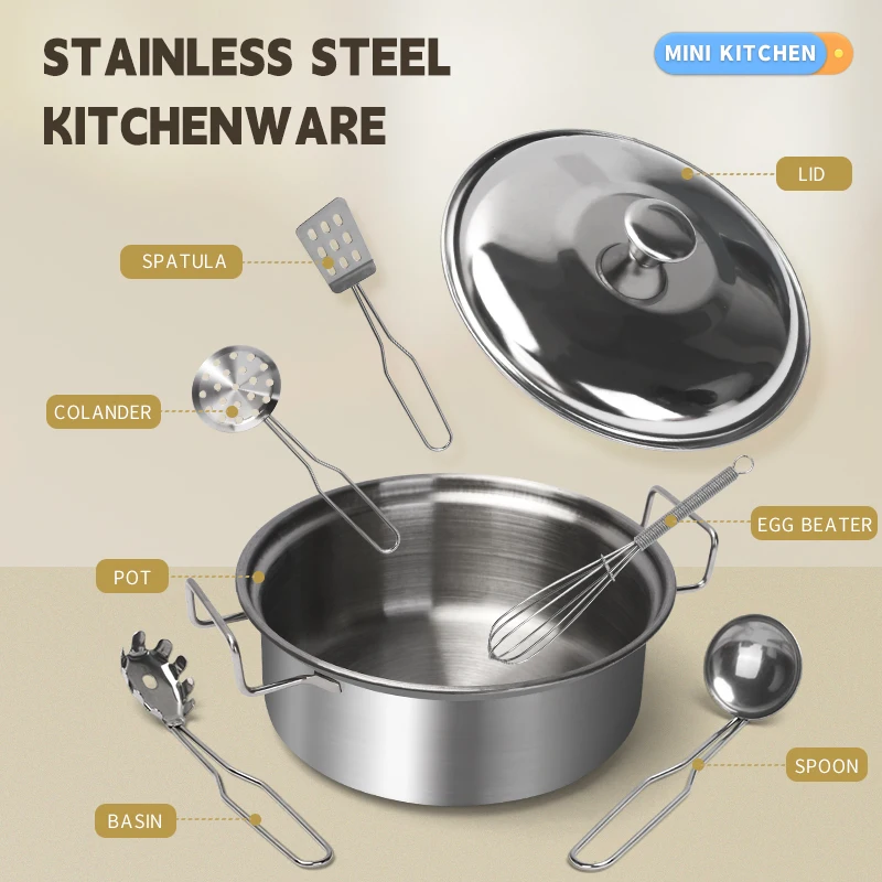 Stainless Steel Kids Kitchen T - Kids Toys Kitchen Set review and price