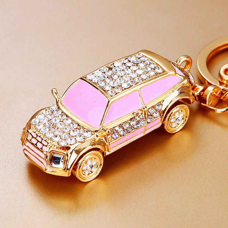 Hot Mini Car Keychain Rhinesto - Kids Toys Xmas review and price